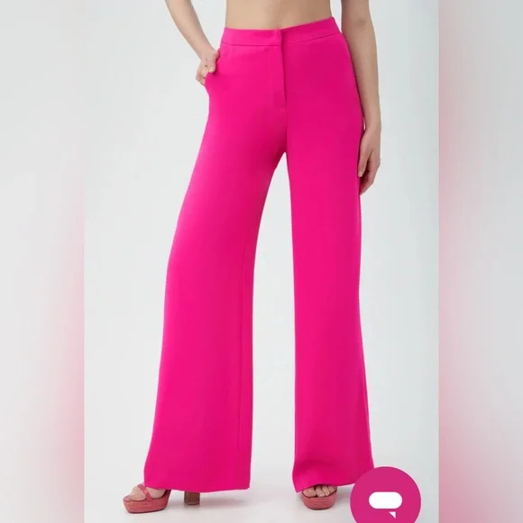 Trina Turk Verity 3 Wide-Leg
Pants Bold Pink Size 6 - Picture 4 of 8